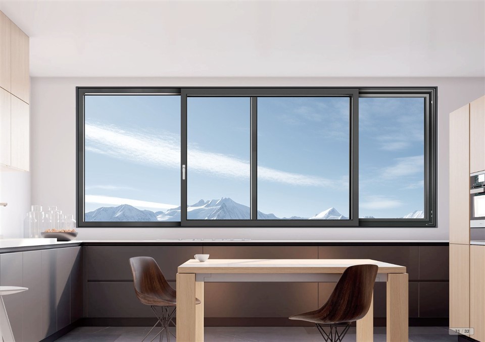 3 Panel Sliding Glass Window